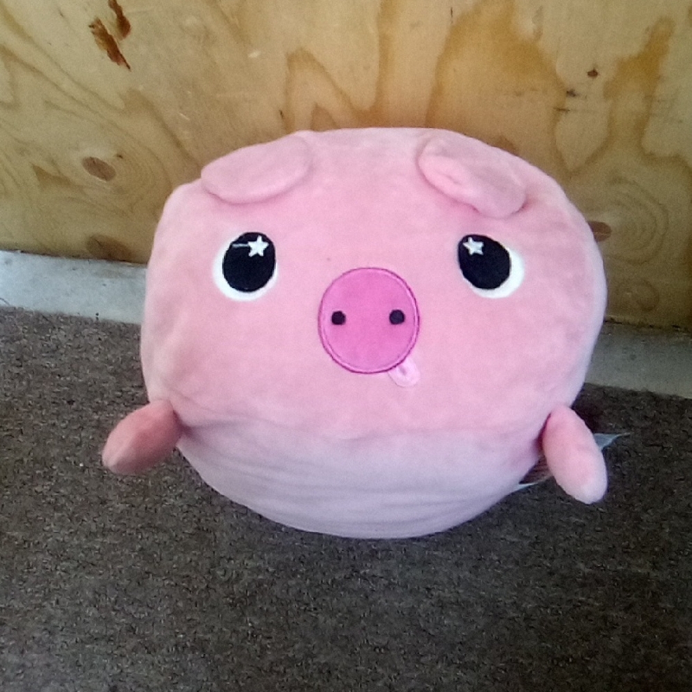 Pink Stuffed Pig Toy - Picture 3 of 7